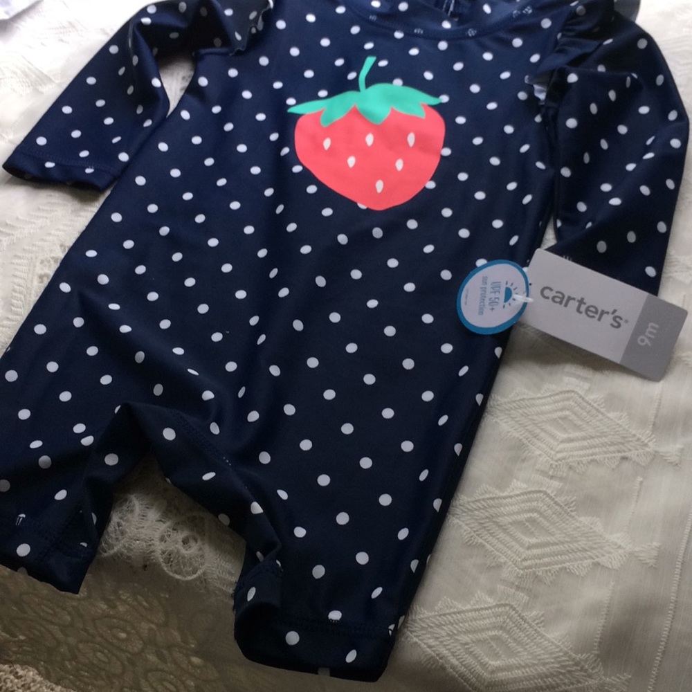Carters poko dot swimsuit
